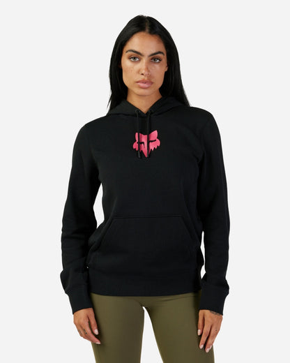 Fox Racing Fox Head Essential Damen-Hoodie – Schwarz/Rosa
