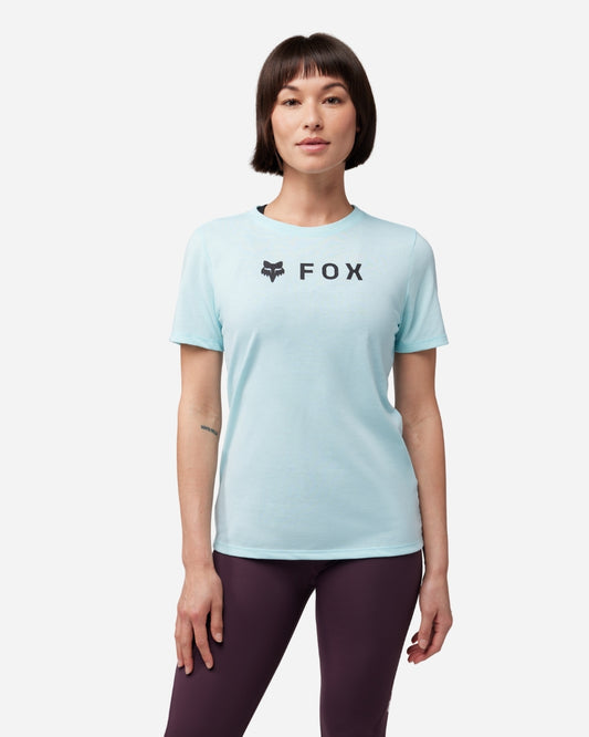 T-shirt technique Femme Fox Racing Absolute manches courtes - Bleu clair