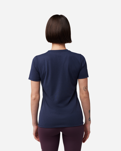 T-shirt technique manches courtes Femme Fox Racing Absolute - Bleu nuit