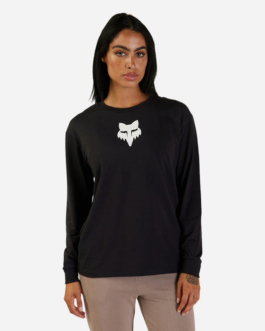 Sweat Femme Fox Racing Fox Head manches longues - Noir