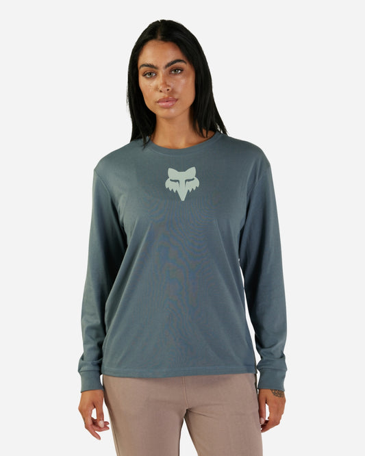 Fox Racing Fox Head Women's Long Sleeve Sweatshirt - Citrus