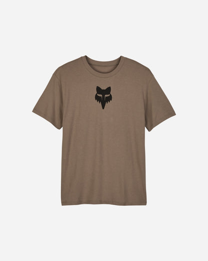 T-shirt Femme Fox Racing Fox Head manches courtes - Beige Chai