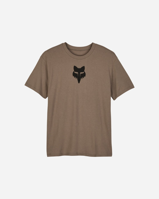 T-shirt Femme Fox Racing Fox Head manches courtes - Beige Chai
