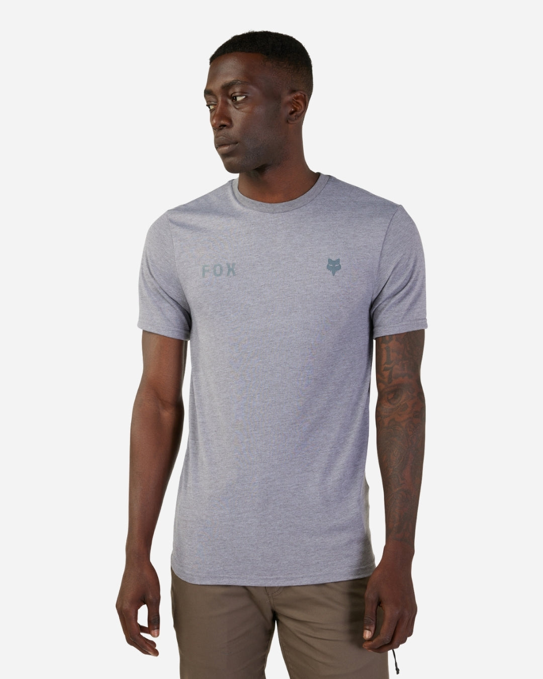 Fox Racing Wordmark short-sleeved technical T-shirt - Grey