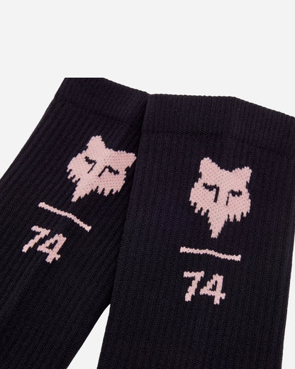Chaussettes Fox Racing Ranger 20 cm - Noir/Rose