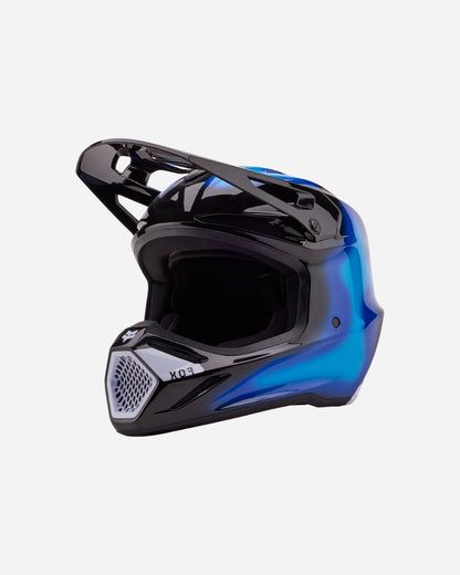 Casque Fox Racing V3 Volatile - Noir/Bleu