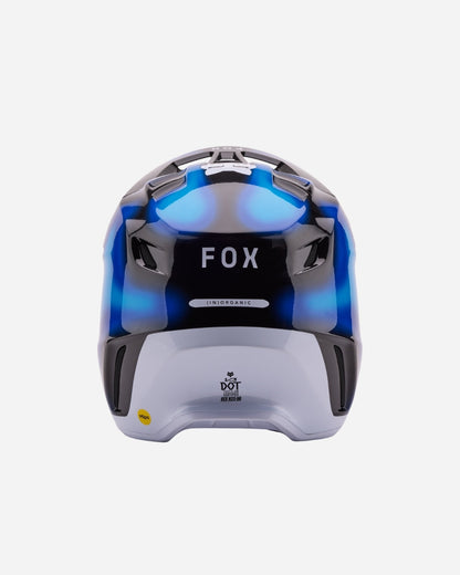 Casque Fox Racing V3 Volatile - Noir/Bleu