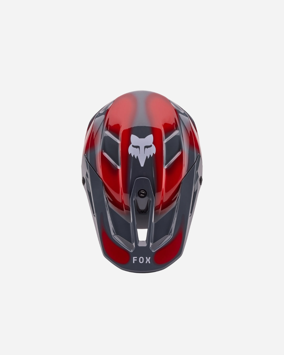 Casque Fox Racing V3 Volatile - Gris/Rouge
