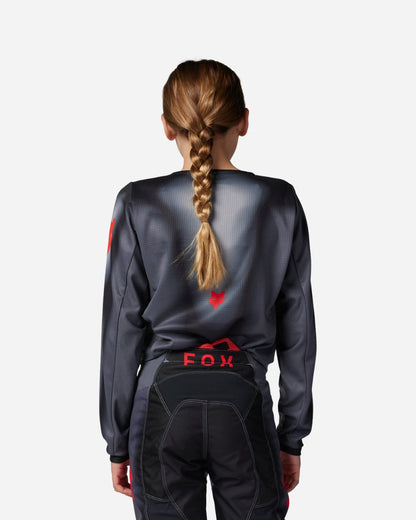 Maillot enfant Fox Racing 180 Interfere - Gris/Rouge