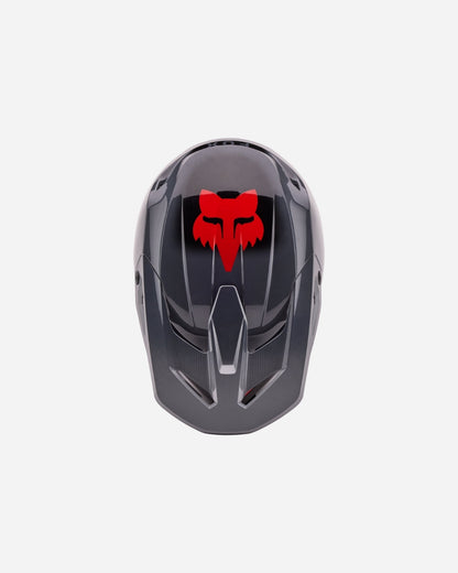 Fox Racing V1 Interfere Helm – Grau/Rot
