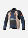 Veste Alpinestars Halo Drystar® - Bleu Foncé/Kaki Foncé/Orange Flamme