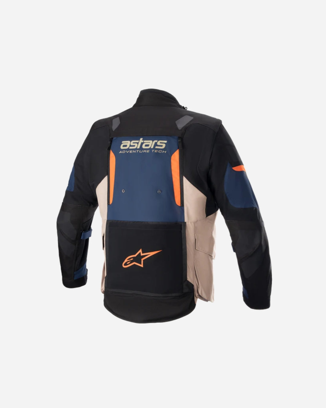 Veste Alpinestars Halo Drystar® - Bleu Foncé/Kaki Foncé/Orange Flamme