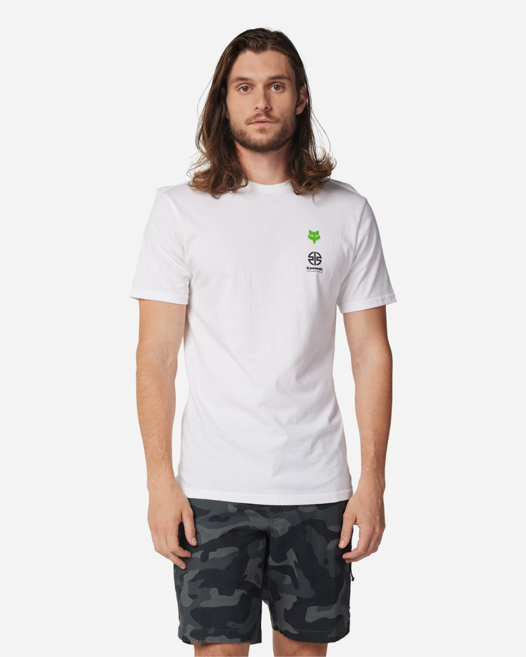 T-shirt premium Fox Racing x Kawi manches courtes - Blanc optique