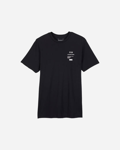 Fox Racing Kurzarm-T-Shirt mit Nummernaufdruck – Schwarz