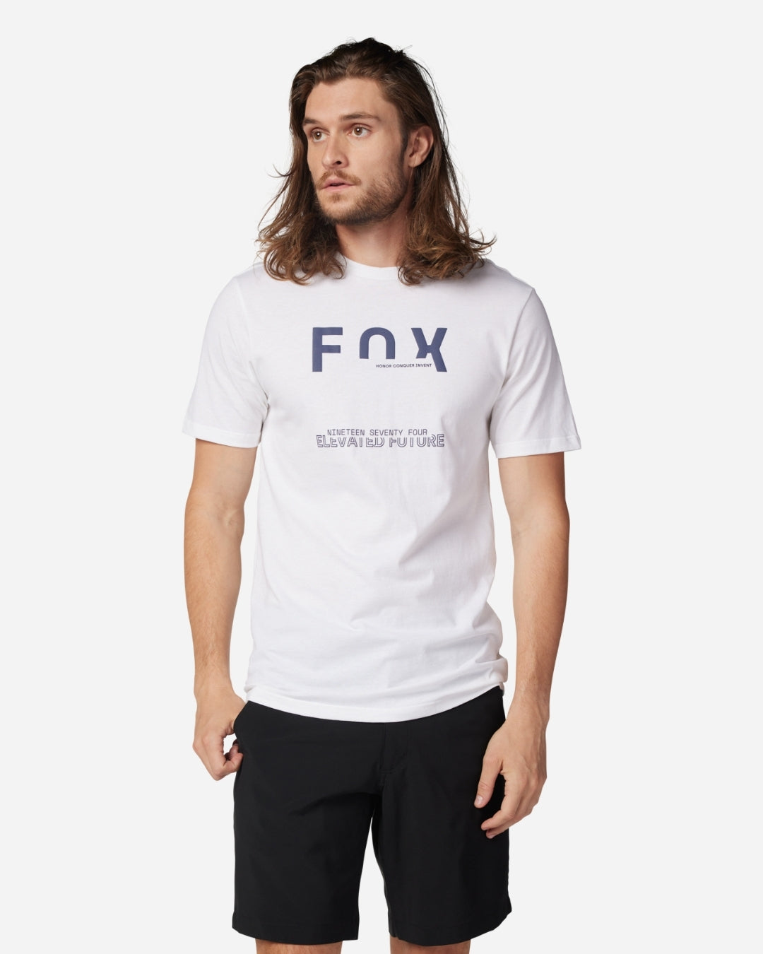 Fox Racing Intrude Kurzarm-T-Shirt – Optisches Weiß
