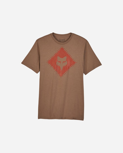 Fox Racing Leo Kurzarm-T-Shirt – Beige Chai