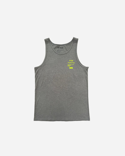 Tanktop Fox Racing Numerical Premium - Meliert Grau