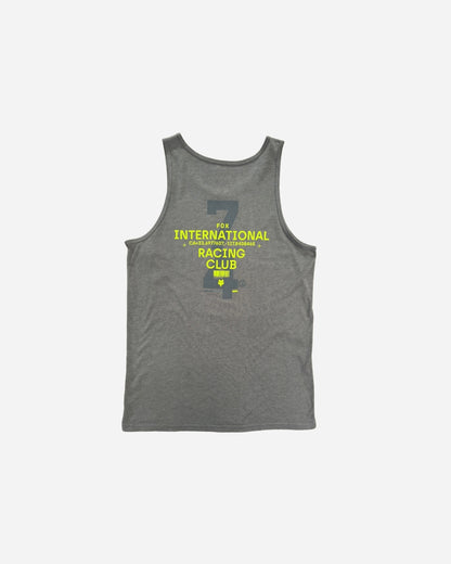 Tanktop Fox Racing Numerical Premium - Meliert Grau