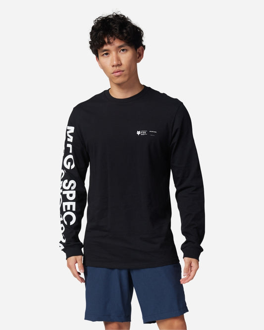 T-shirt Fox Racing Barge manches longues - Noir
