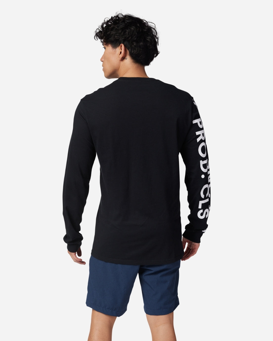 Maglietta a maniche lunghe Fox Racing Barge - Nera