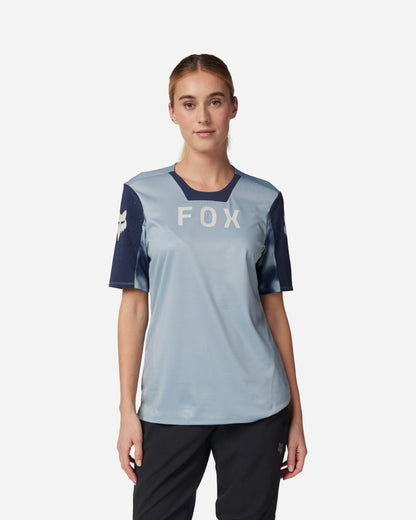 Maillot manches courtes femme Fox Racing Defend Taunt - Gris Anthracite