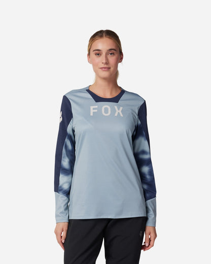 Maillot manches longues femme Fox Racing Defend Taunt - Gris Anthracite