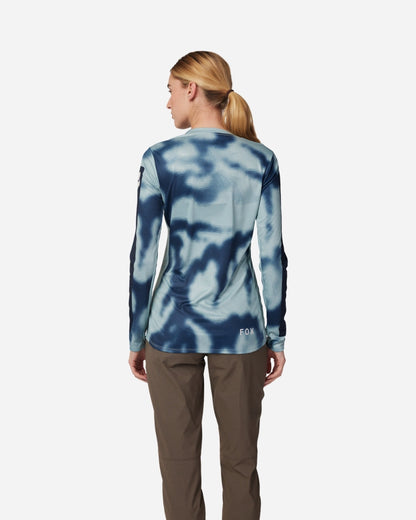 Maillot manches longues femme Fox Racing Defend Taunt - Gris Anthracite