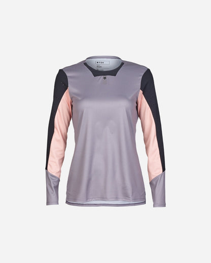 Maillot manches longues femme Fox Racing Defend - Pierre (Stone)