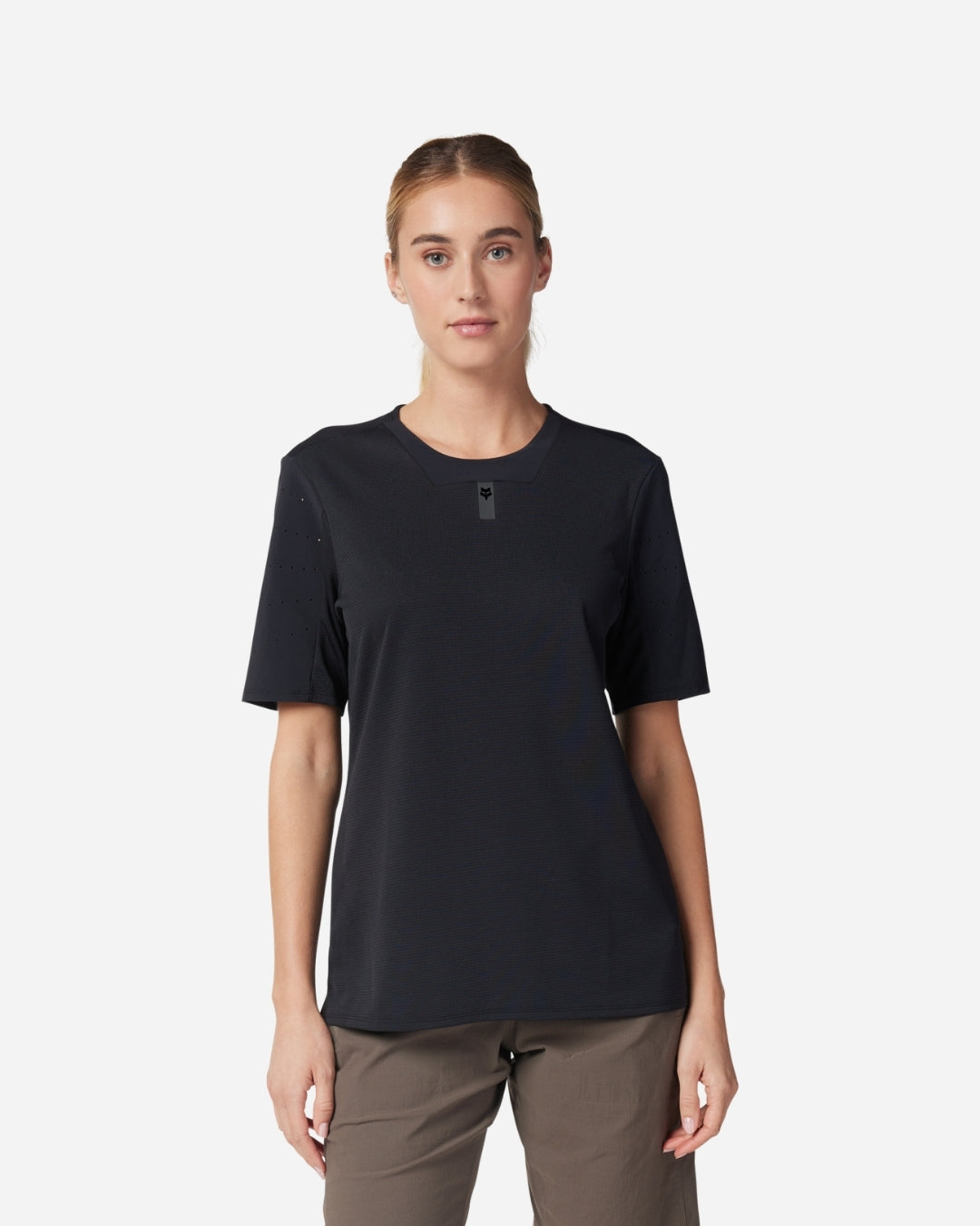 Maillot manches courtes femme Fox Racing Defend - Noir