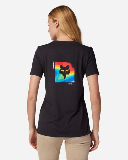 T-shirt Femme Fox Racing Scans manches courtes - Noir