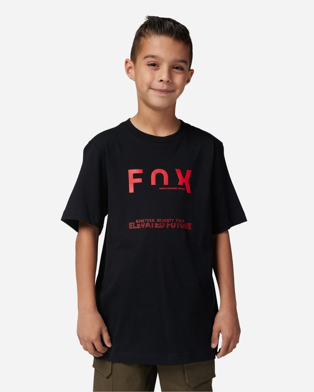 T-shirt Jeunes Fox Racing Intrude manches courtes - Noir