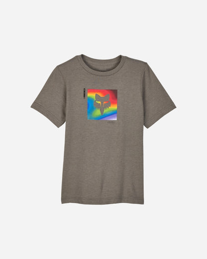 T-shirt Jeunes Fox Racing Scans manches courtes - Graphite chiné