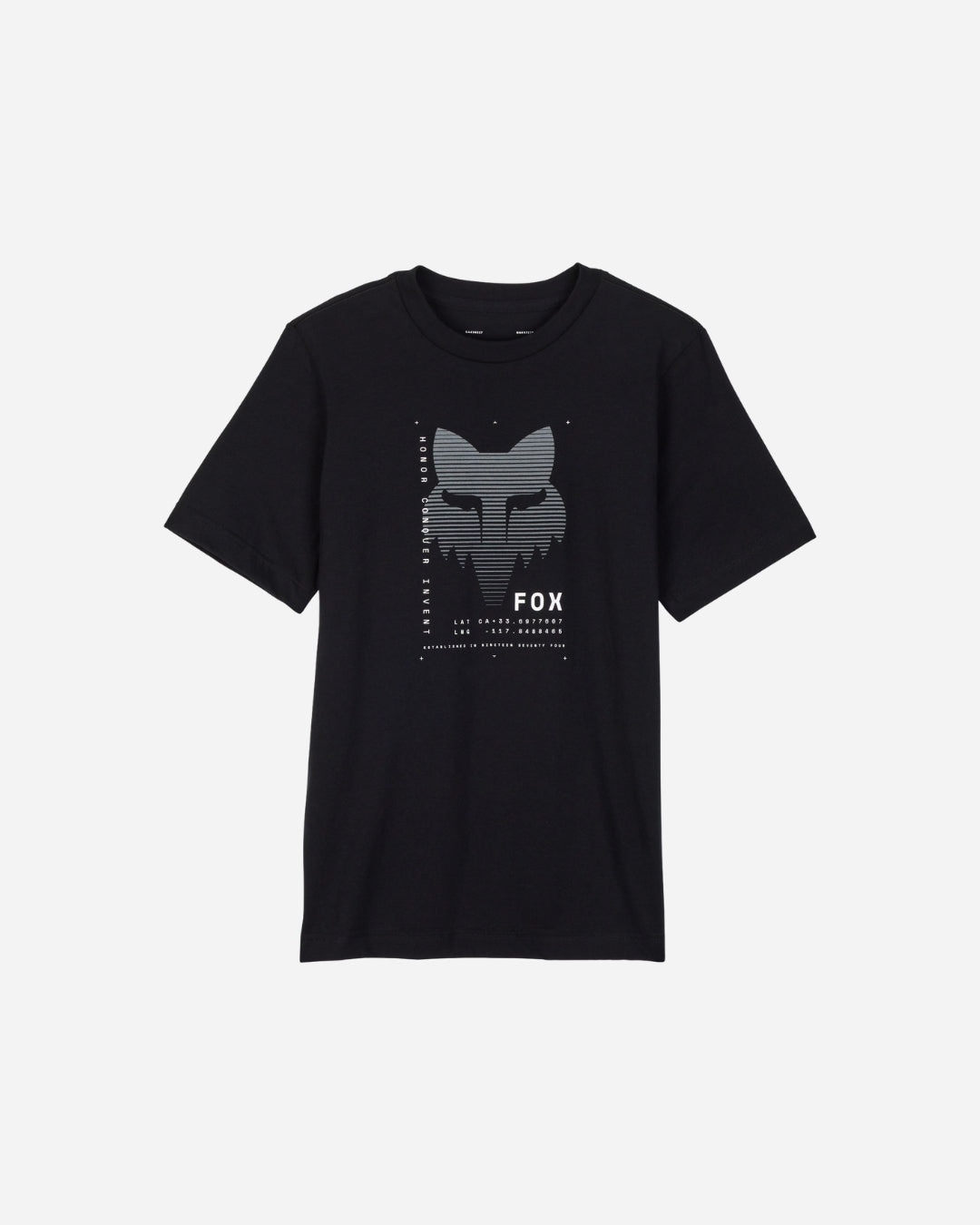 Fox Racing Youth Dispute Kurzarm-T-Shirt - Schwarz