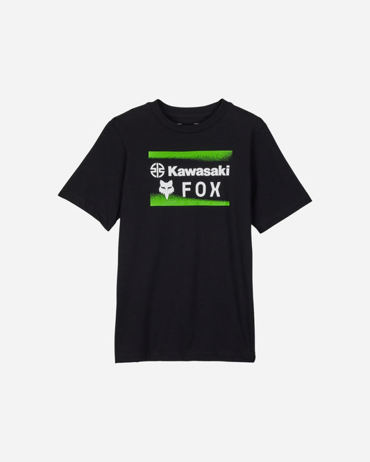 T-shirt premium Jeunes Fox Racing x Kawi manches courtes - Noir