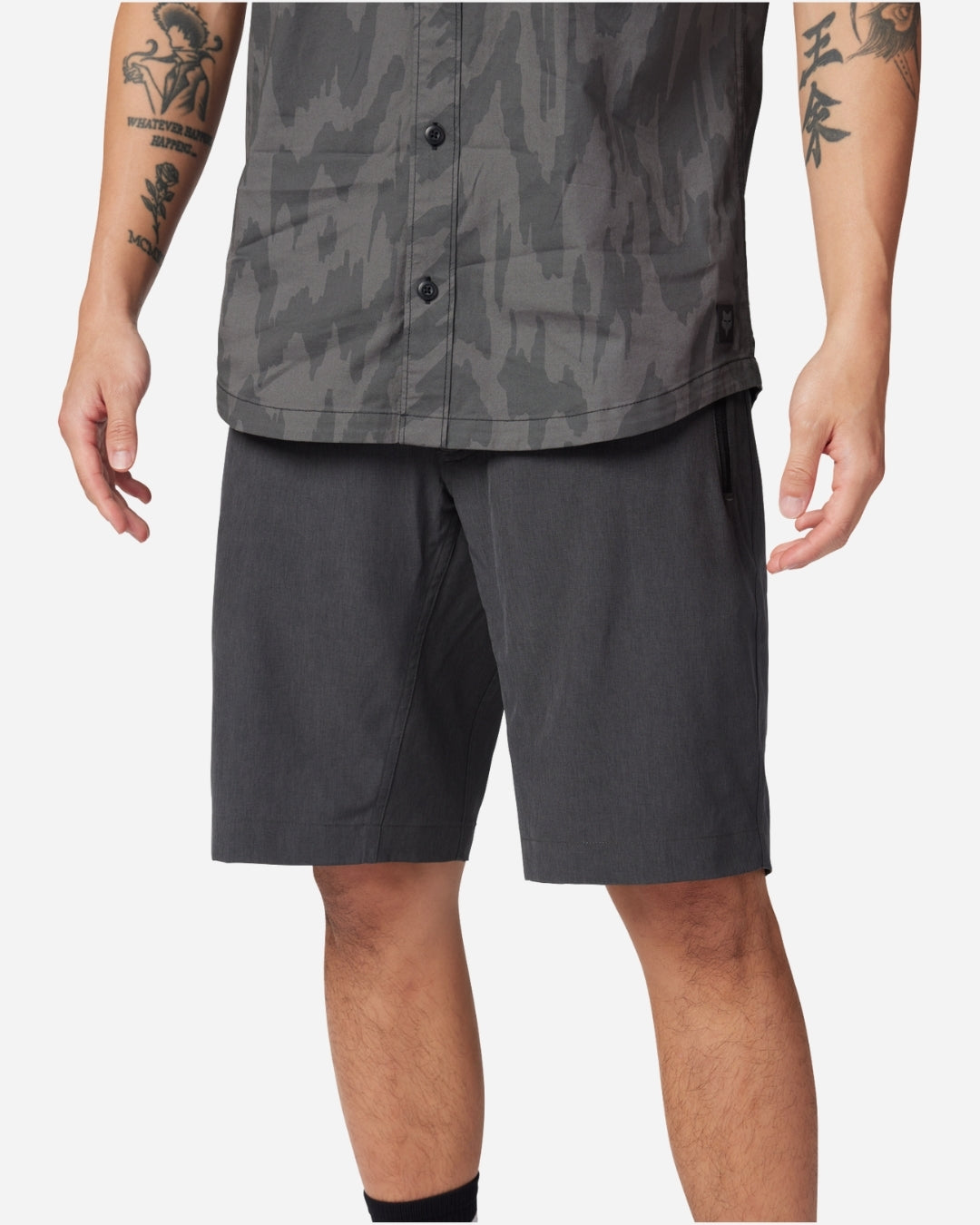 Short Tech Fox Racing Machete - Noir Chiné