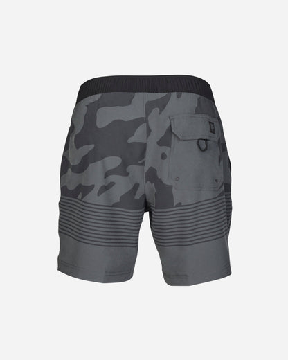 Boardshort Fox Racing Essex Camo Volley - Gris Foncé