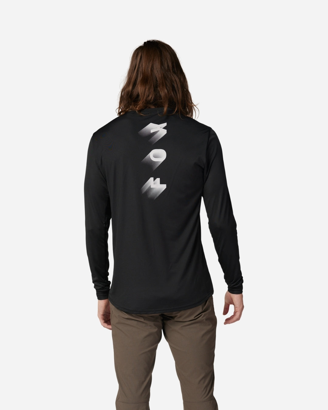 Maglia a maniche lunghe Fox Racing Ranger Wayfaring - Nera