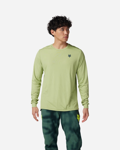 Maglia a maniche lunghe Fox Racing Ranger Wayfaring - Verde pino