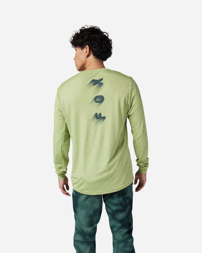 Maglia a maniche lunghe Fox Racing Ranger Wayfaring - Verde pino