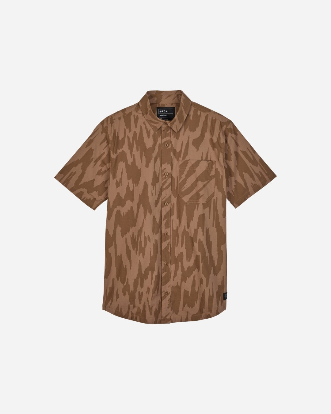 Chemise tissée Fox Racing Swarmer manches courtes - Beige Chai