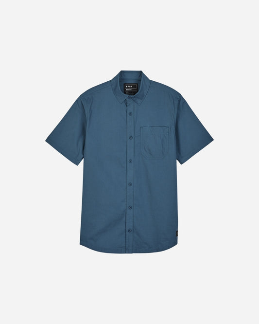Chemise tissée Fox Racing Roger manches courtes - Vintage foncé