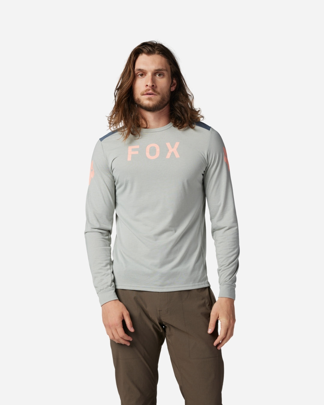 Maillot manches longues Fox Racing Ranger Aviation Drirelease - Gris