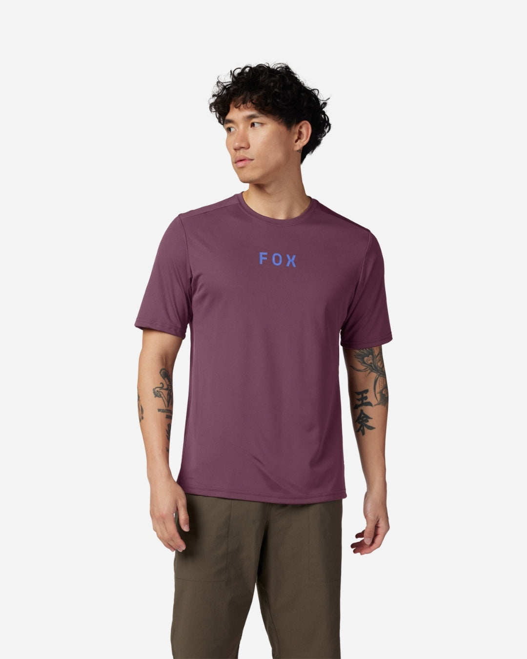 Fox Racing Ranger Moth Short Sleeve Jersey - Dark Purple