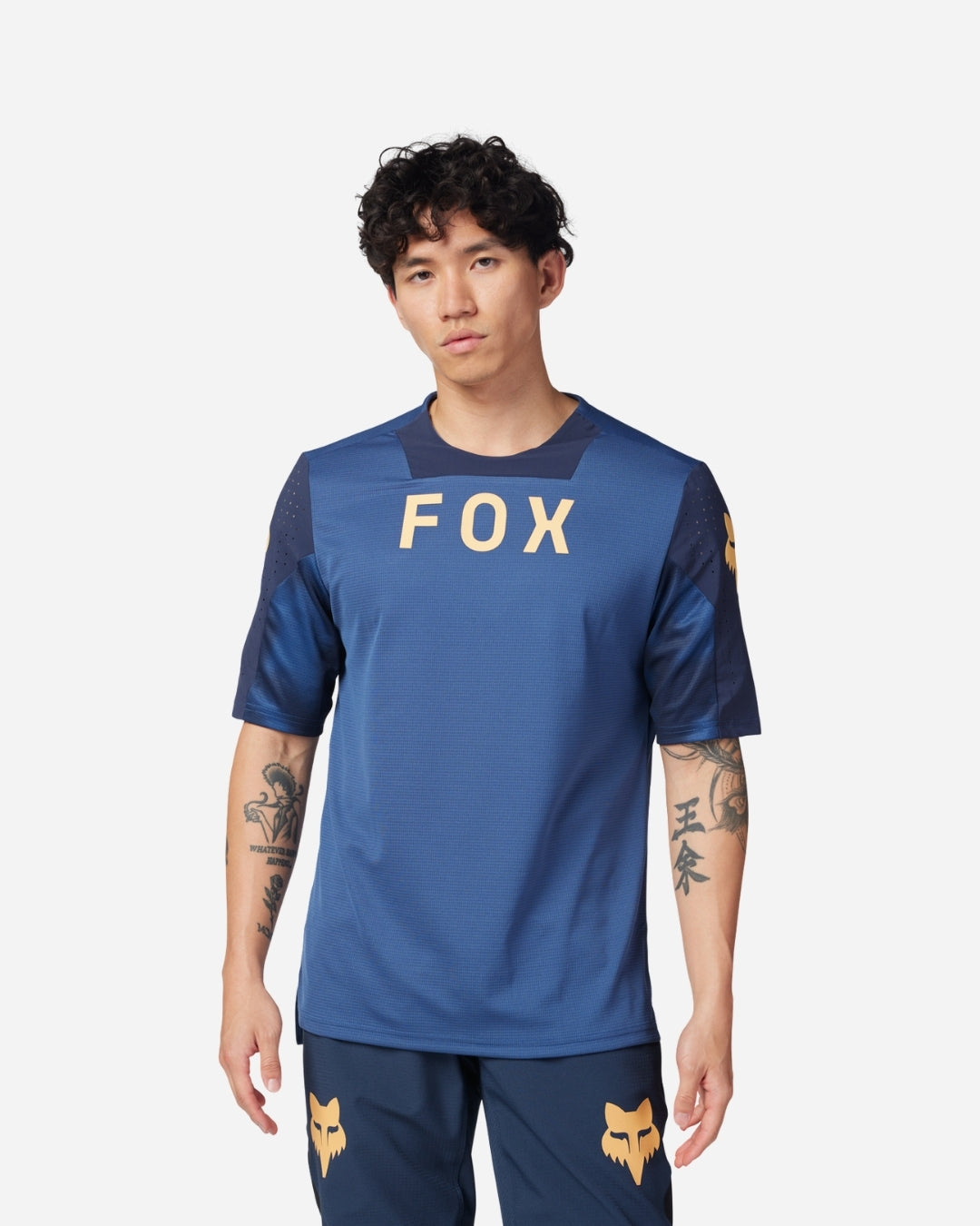 Maillot manches courtes Fox Racing Defend Taunt - Indigo