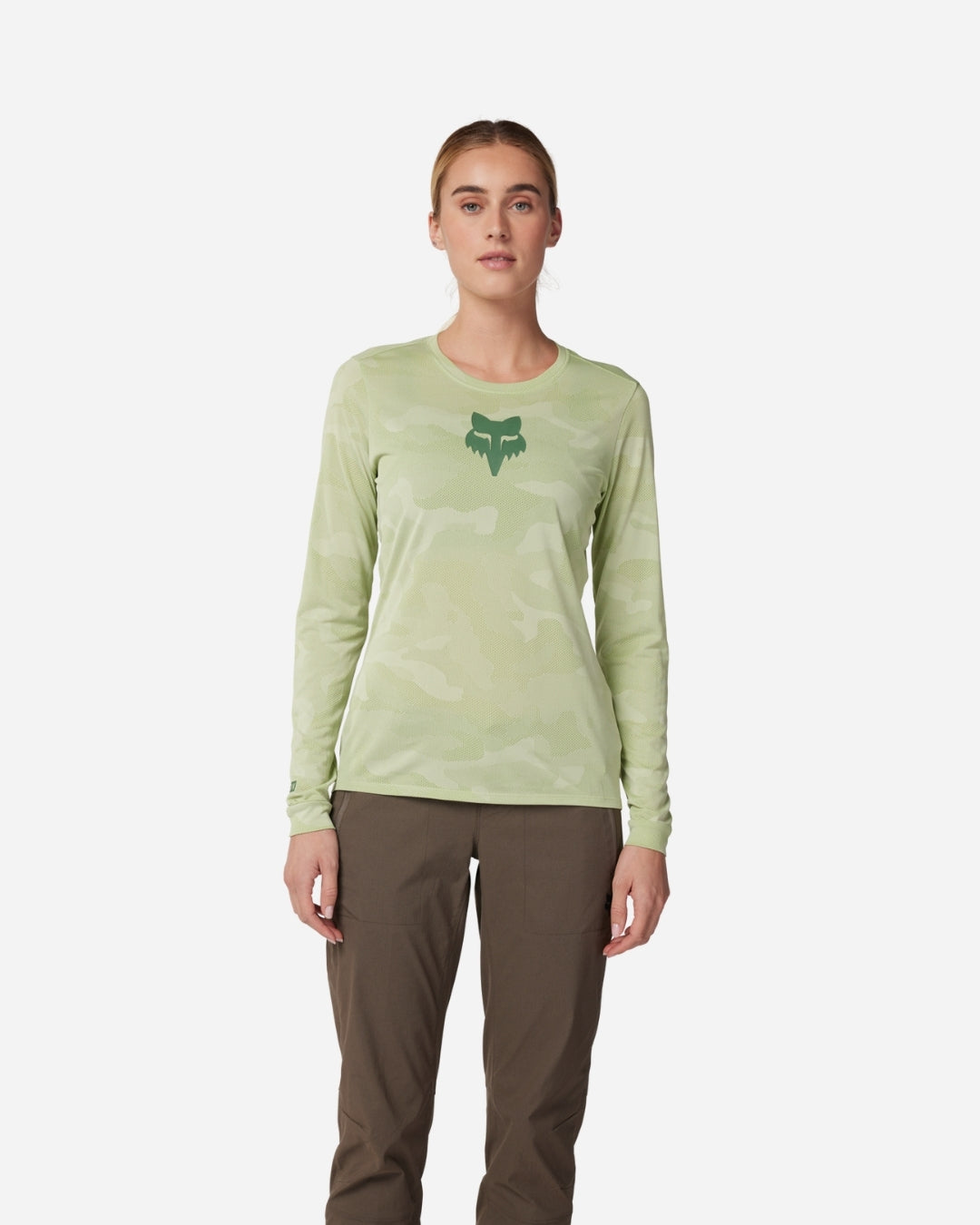 Maillot manches longues femme Fox Racing Ranger TruDri - Cactus