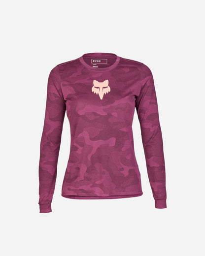 Maillot manches longues femme Fox Racing Ranger TruDri - Sangria