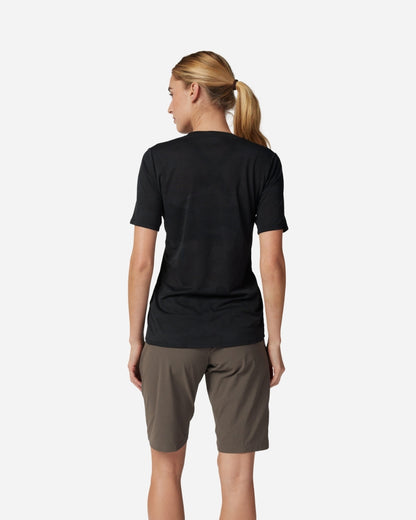 Maillot manches courtes femme Fox Racing Ranger TruDri - Noir