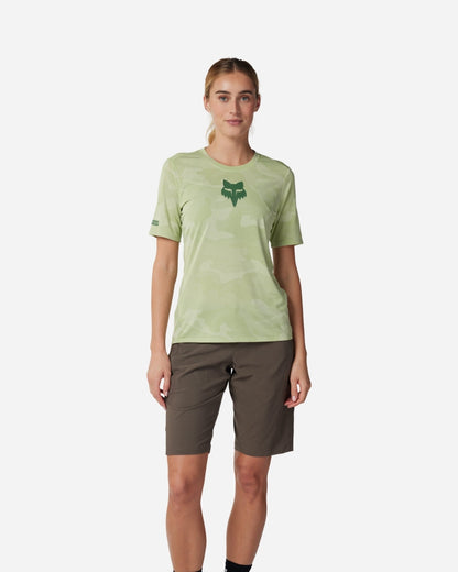Maillot manches courtes femme Fox Racing Ranger TruDri - Cactus
