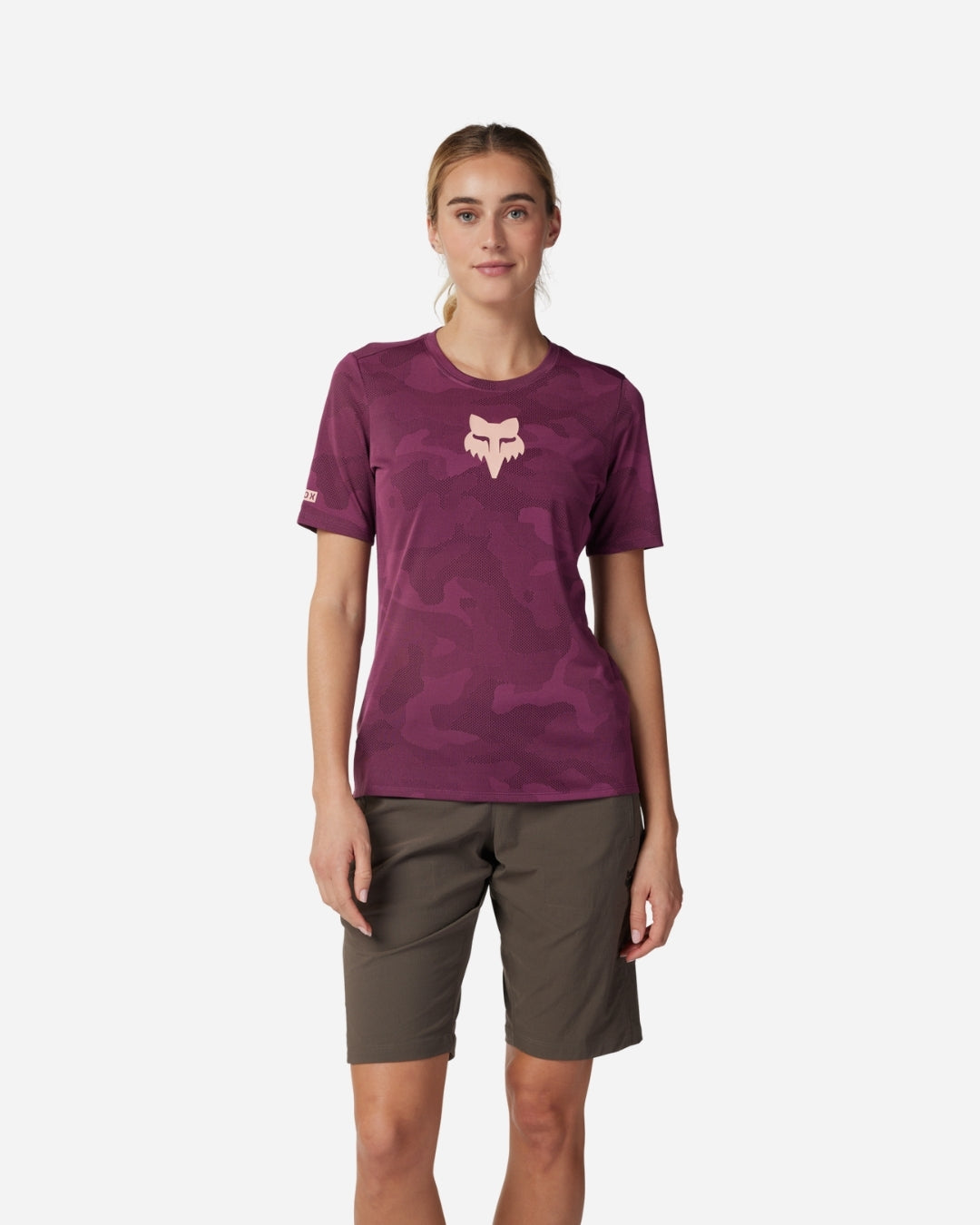 Maglia a maniche corte da donna Fox Racing Ranger TruDri - Sangria