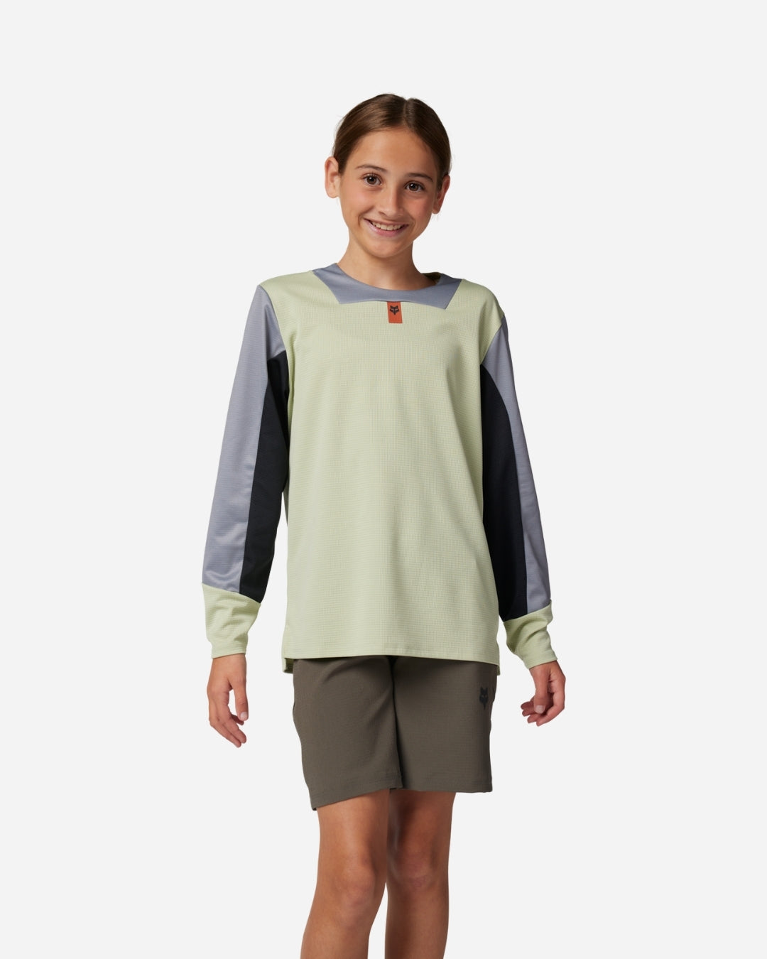 Fox Racing Defend Kinder-Langarmtrikot - Kaktus